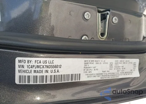 2022 Jeep Cherokee X 4X4 from USA, damaged, VIN 1C4PJMCX7ND556012